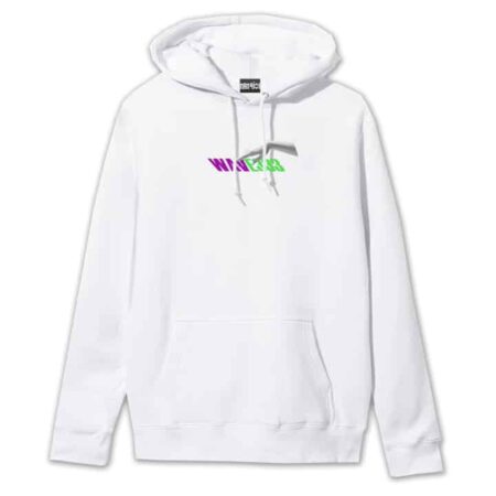 Wave333 Hoodie Front White MAMPICI