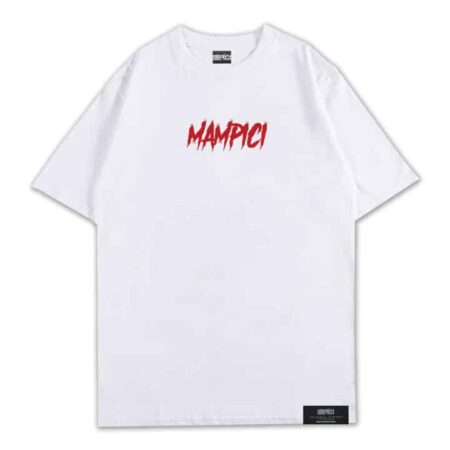 Sharp Tee MAMPICI Front White & Red
