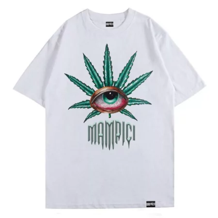 420 Tee White Front MAMPICI
