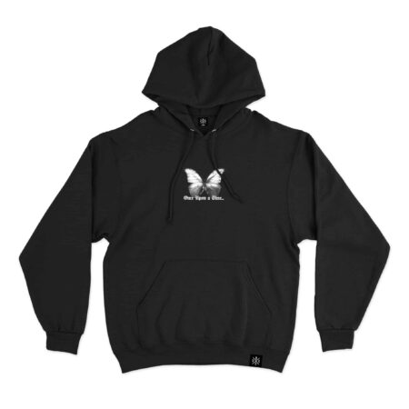 Once Upon Hoodie Front Black MAMPICI