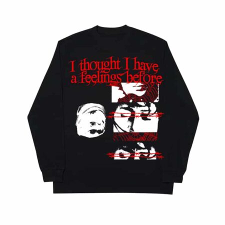 I thought I have a feelings before Long Sleeve Black Front MAMPICI