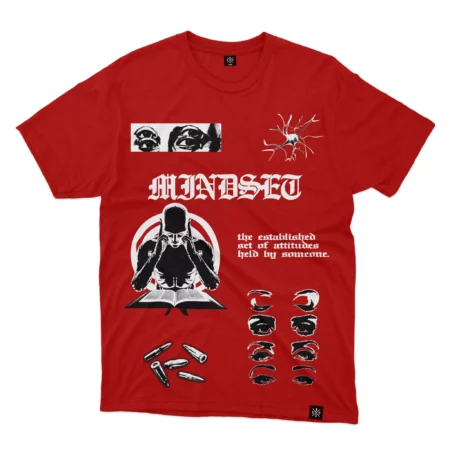 Mindset Tee Red Front MAMPICI