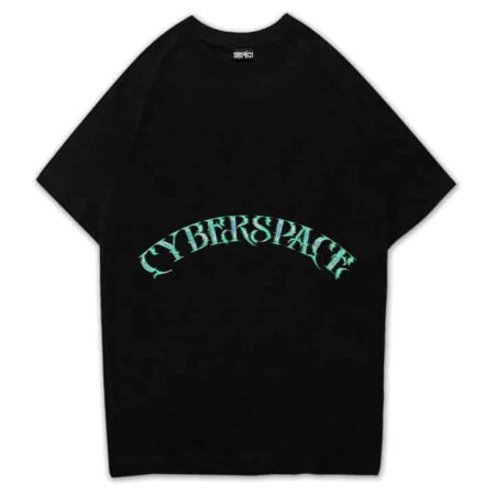 Cyberspace Tee Front Black MAMPICI