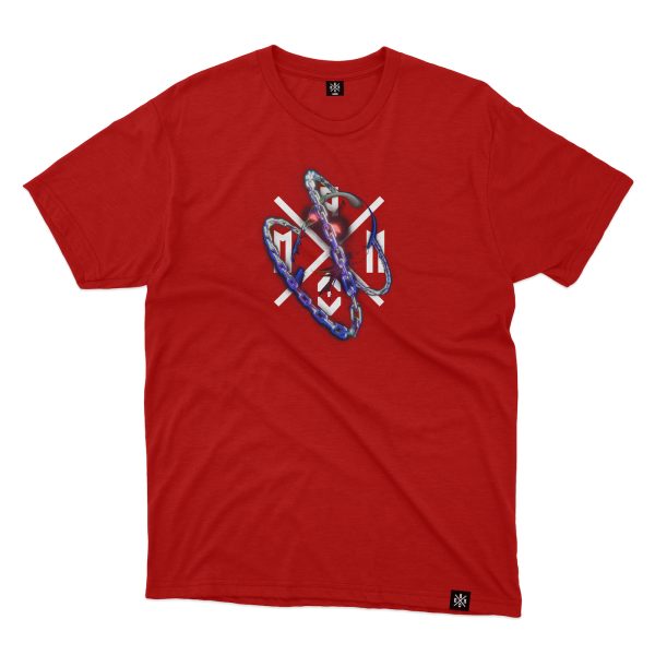 Chains Tee Red Front MAMPICI