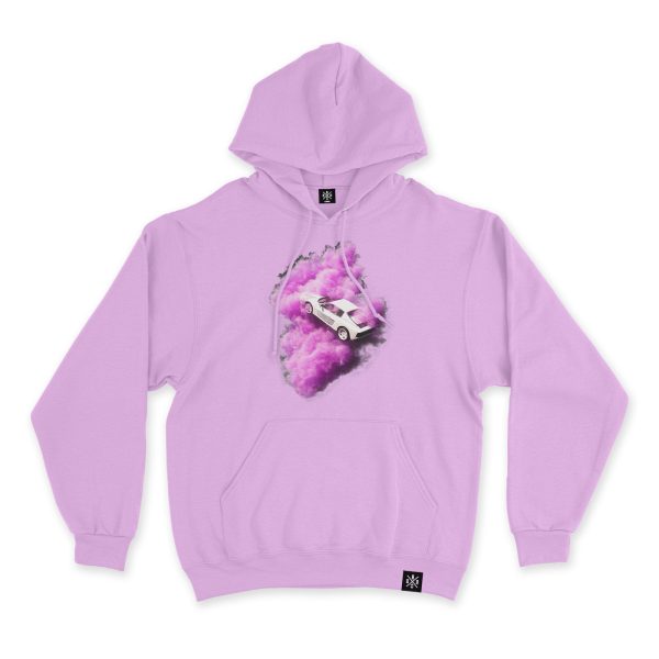 Crash Hoodie BabyPink Front MAMPICI